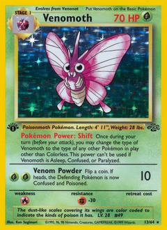 Venomoth #013 Jungle 1st Ed (ES)