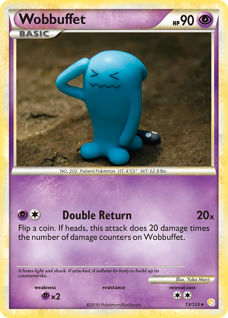 Wobbuffet #013 HeartGold & SoulSilver (EN)