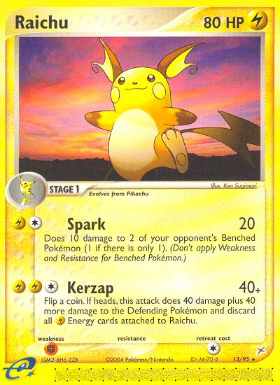 Raichu #013 Team Magma vs Team Aqua (EN)