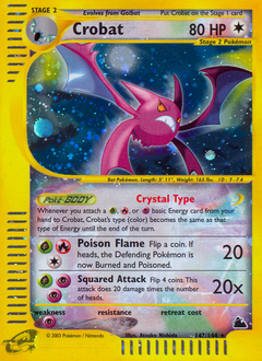 Crobat Crystal #147 Skyridge (EN)