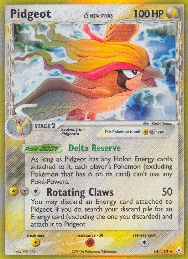 Pidgeot δ #014 Holon Phantoms (EN)