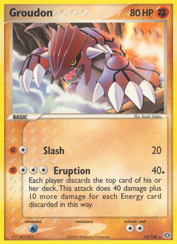 Groudon #014 Emerald (EN)
