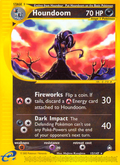 Houndoom #015 Aquapolis (EN)