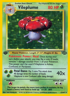 Vileplume #015 Jungle 1st Ed (ES)