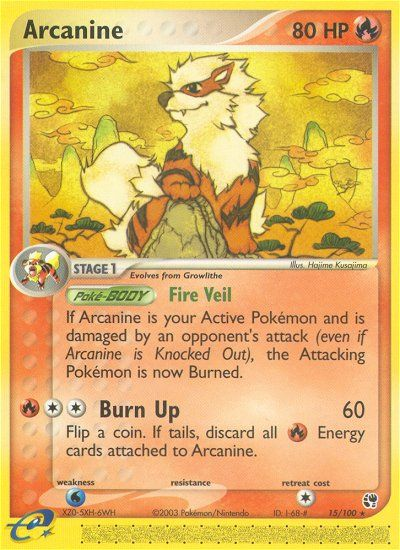 Arcanine #015 Sandstorm (EN)