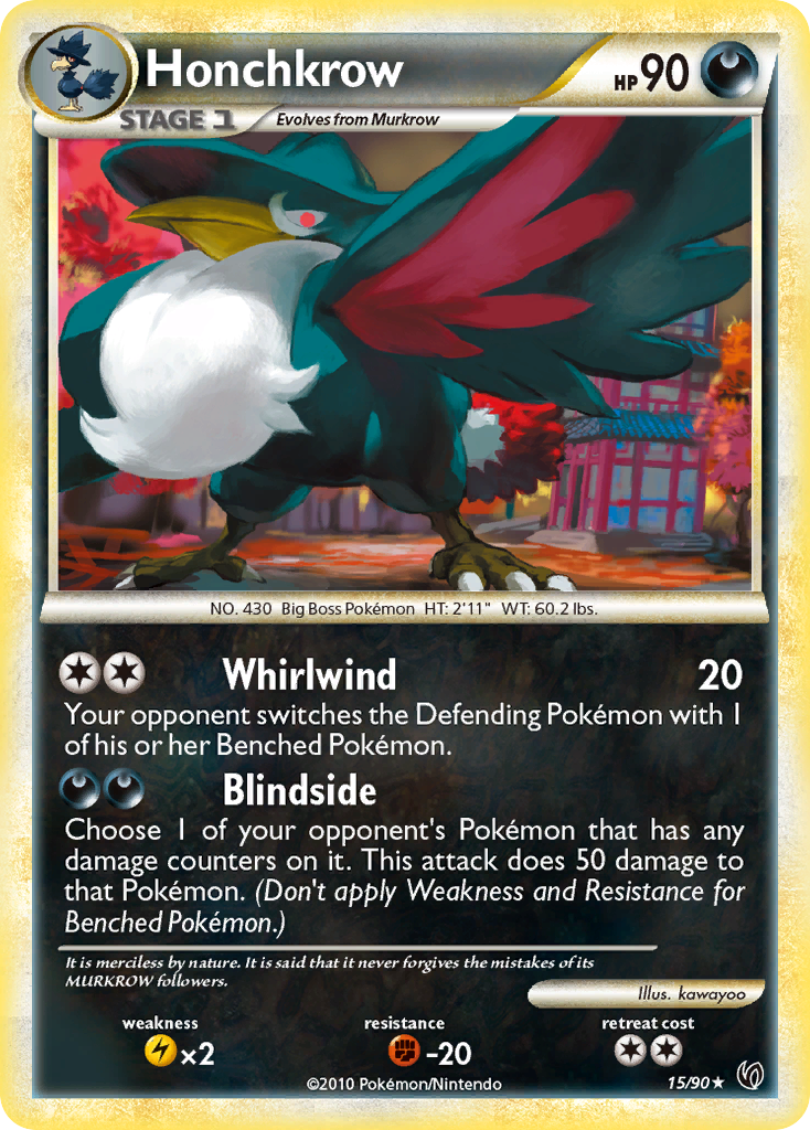 Honchkrow #015 Undaunted (EN)