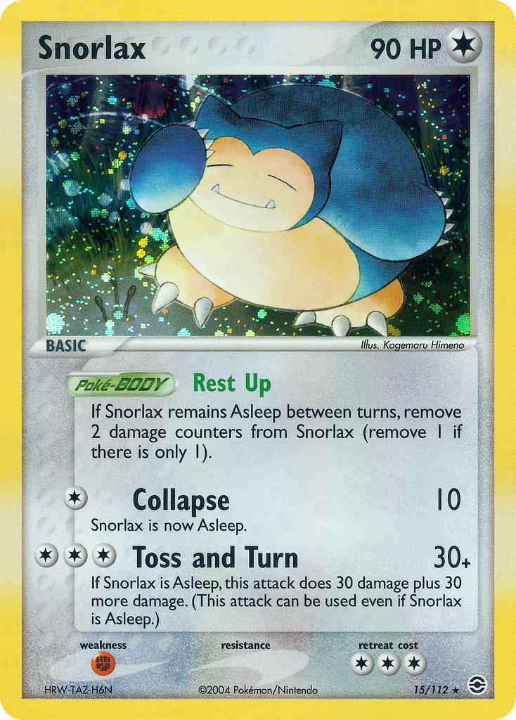 Snorlax #015 FireRed & LeafGreen (EN)