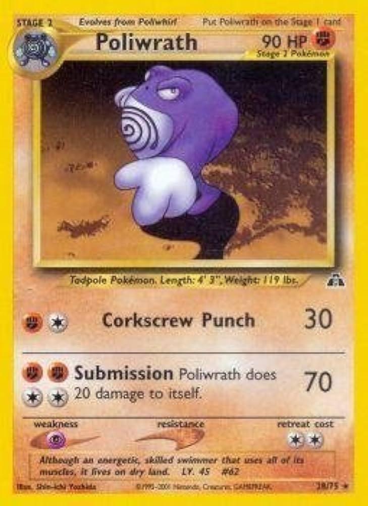 Poliwrath #028 Neo Discovery (EN)