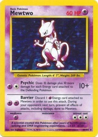 Mewtwo #010 Base Set (ES)