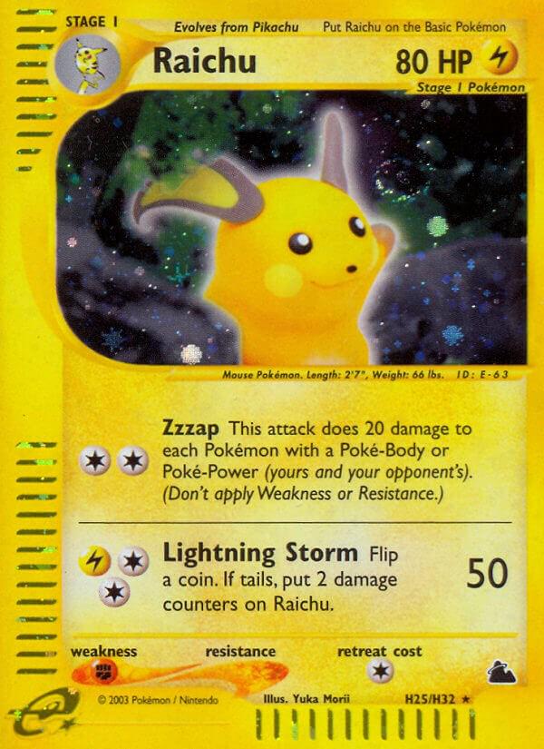Raichu #H25 Skyridge (EN)