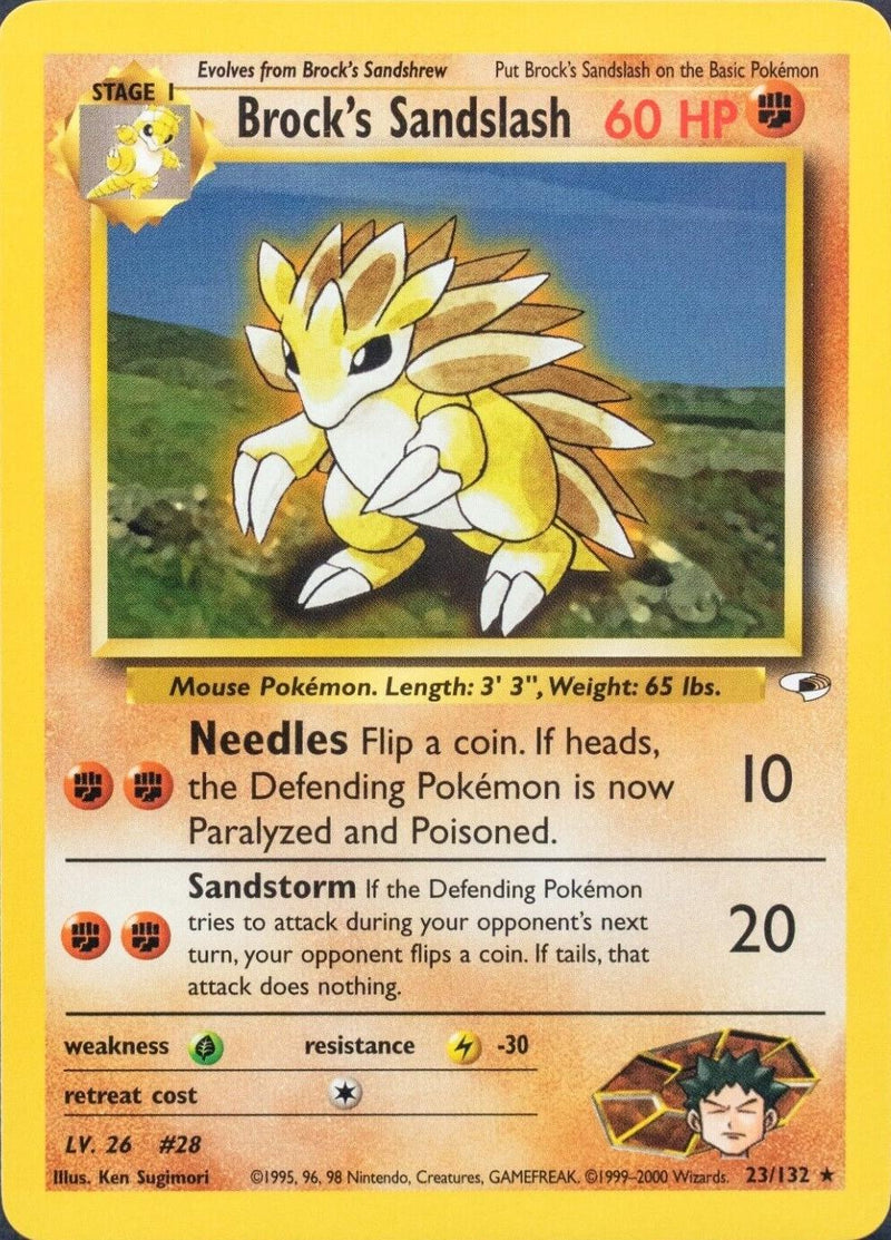 Brock's Sandslash #023 Gym Heroes (EN)