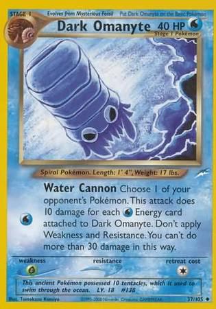 Dark Omanyte #037 Neo Destiny (EN)