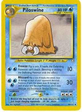 Piloswine #044 Neo Genesis (EN)