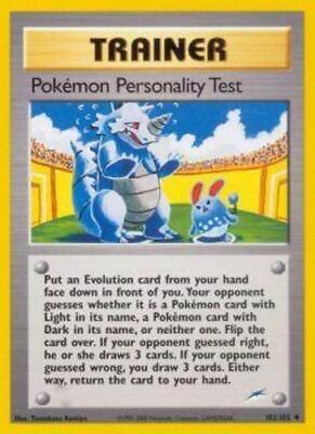 Pokémon Personality Test #102 Neo Destiny (EN)