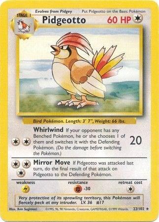 Pidgeotto #022 Base Set (EN)