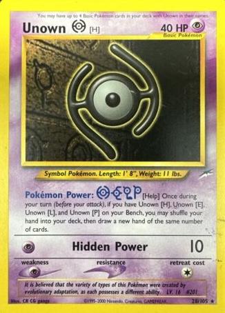 Unown H #028 Neo Destiny (EN)