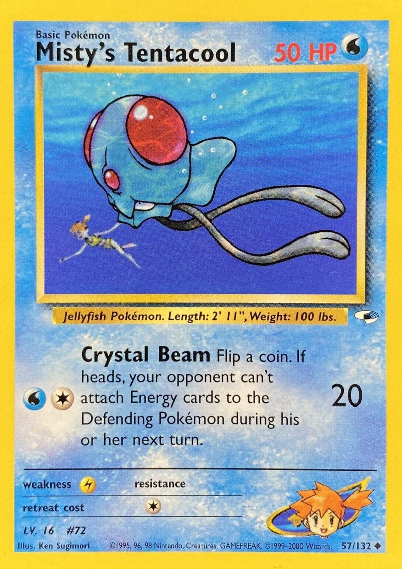 Misty's Tentacool #057 Gym Heroes (EN)