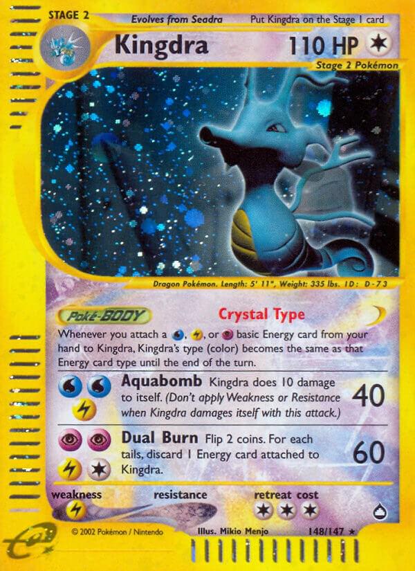 Kingdra Crystal #148 Aquapolis (EN)