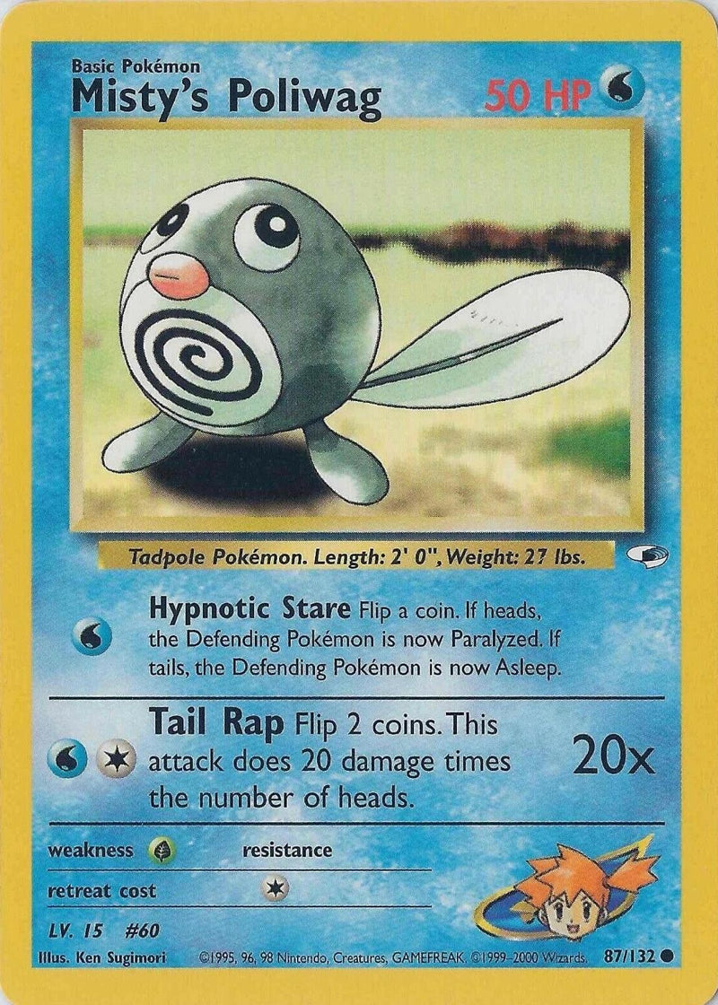Misty's Poliwag #087 Gym Heroes (EN)