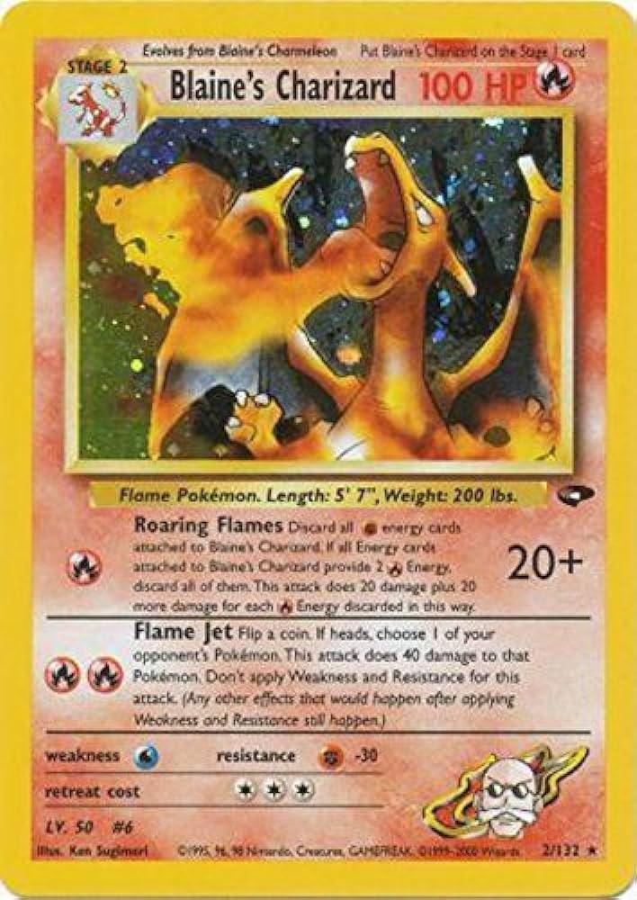 Blaine's Charizard #002 Gym Challenge (EN)