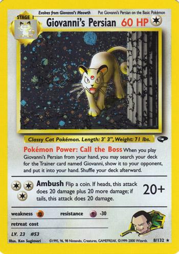 Giovanni's Persian #008 Gym Challenge (EN)