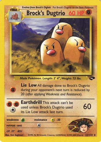 Brock's Dugtrio #022 Gym Challenge (EN)