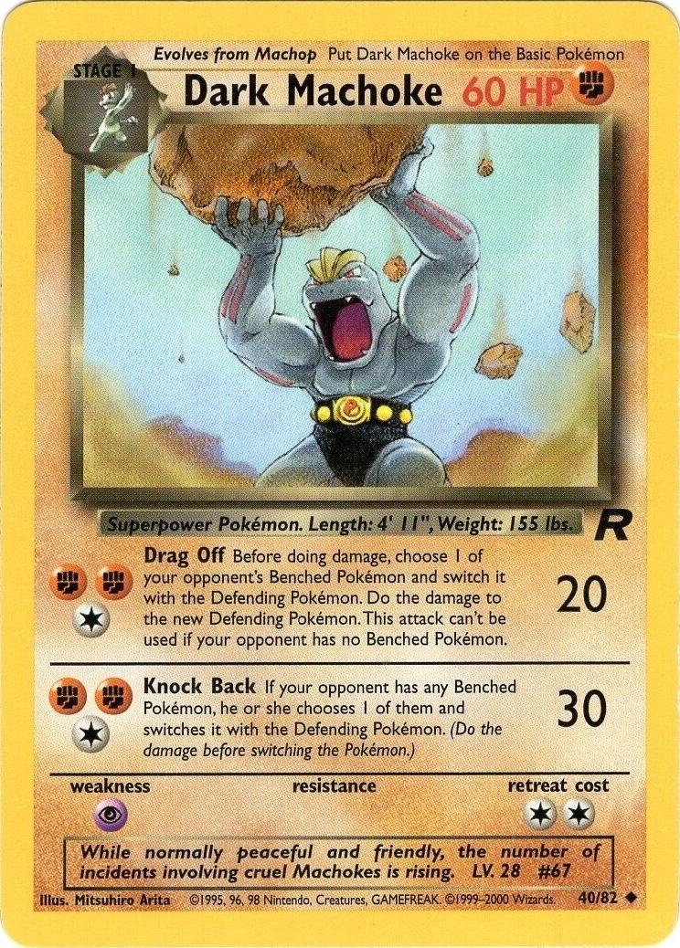Dark Machoke #040 Team Rocket (EN)