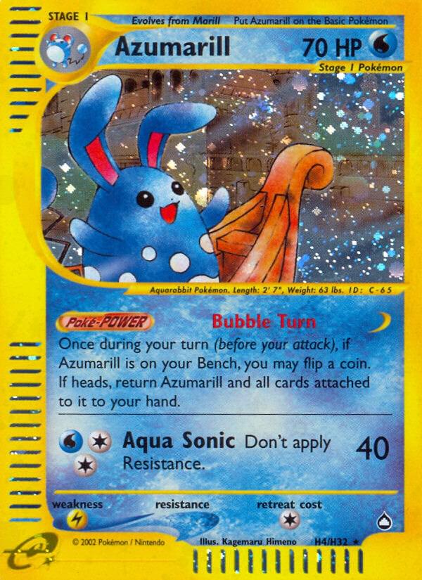 Azumarill #H4 Aquapolis (EN)