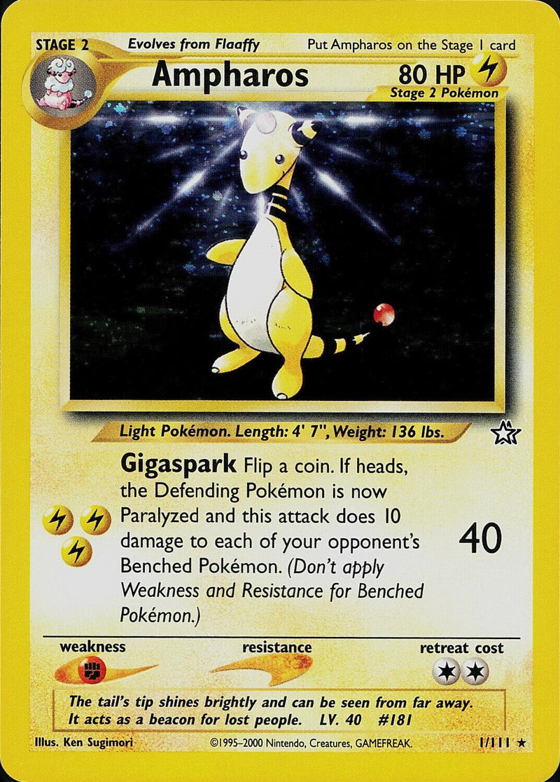 Ampharos #001 Neo Genesis (EN)