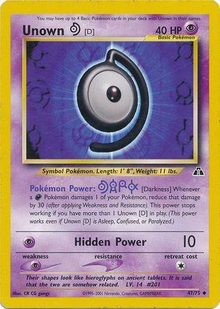 Unown D #047 Neo Discovery (EN)