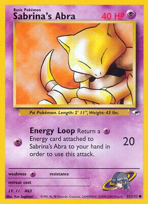 Sabrina's Abra #091 Gym Heroes (EN)