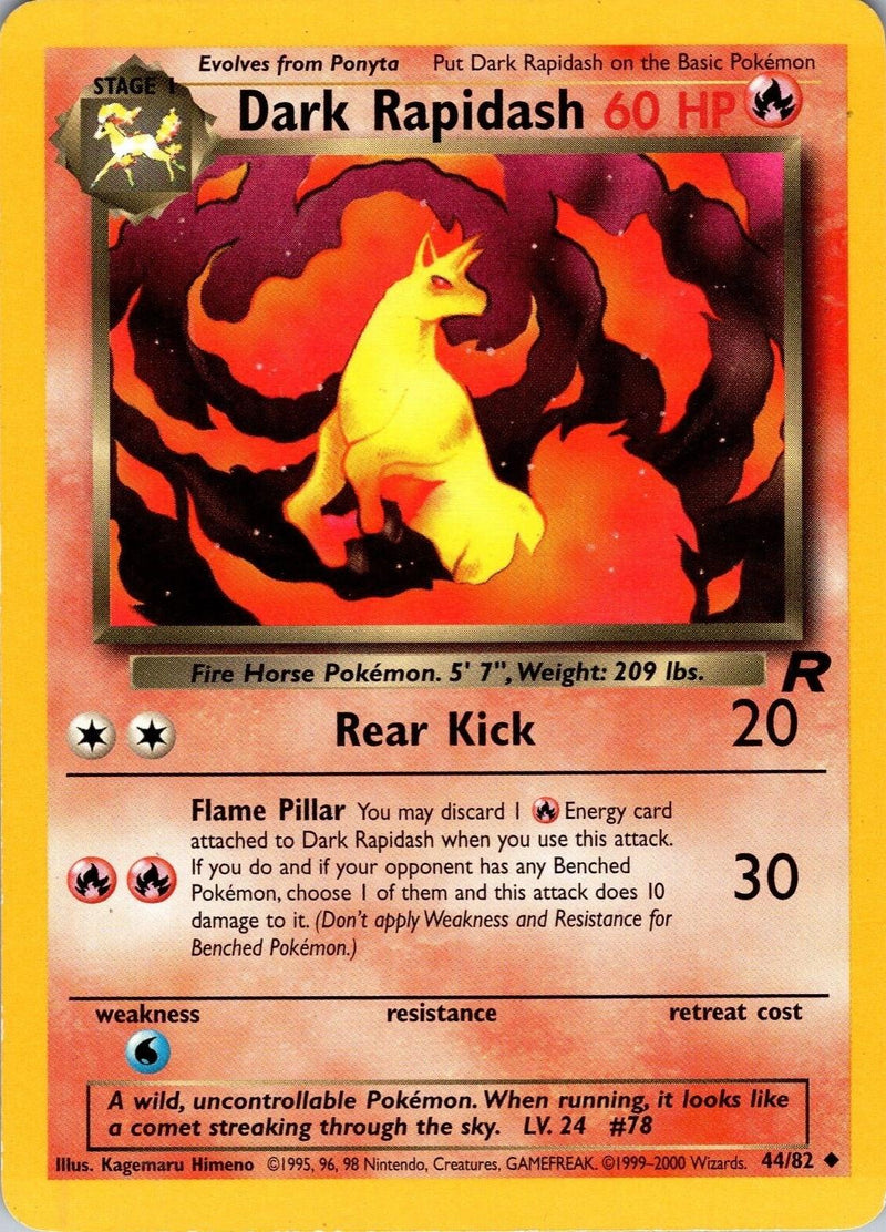 Dark Rapidash #044 Team Rocket (EN)