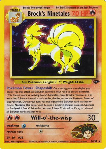 Brock's Ninetales #003 Gym Challenge (EN)