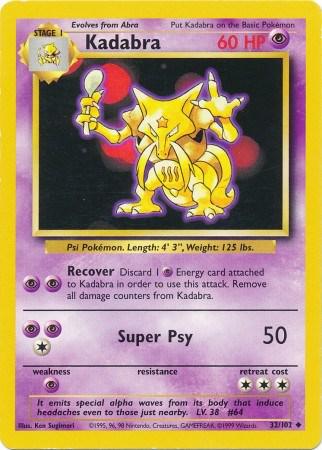 Kadabra #032 Base Set (EN)
