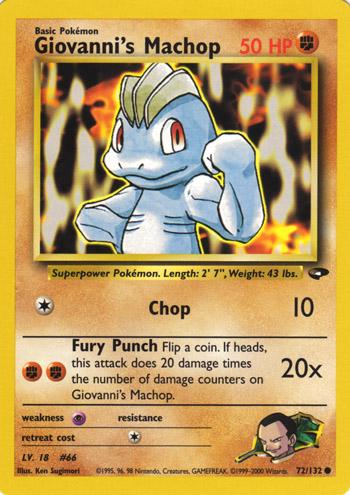 Giovanni's Machop #072 Gym Challenge (EN)