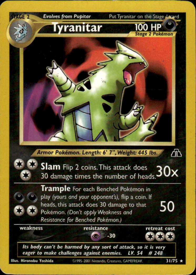 Tyranitar #031 Neo Discovery (EN)