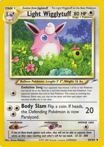 Light Wigglytuff #054 Neo Destiny (EN)