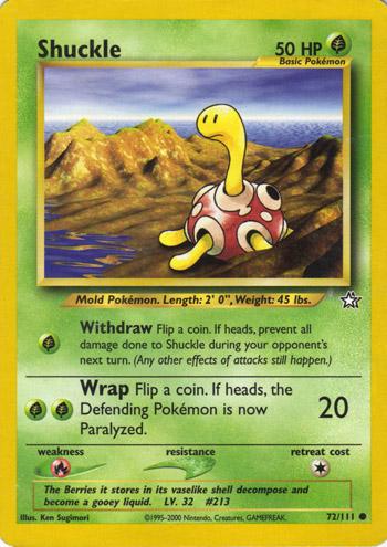 Shuckle #072 Neo Genesis (EN)