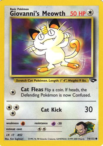 Giovanni's Meowth #074 Gym Challenge (EN)
