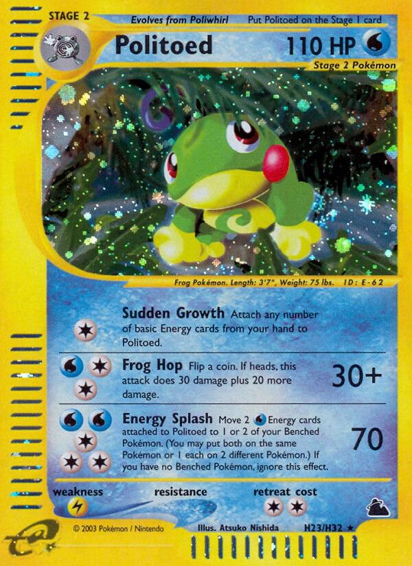 Politoed #H23 Skyridge (EN)