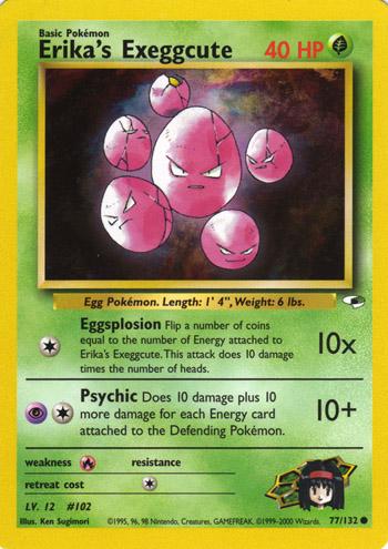 Erika's Exeggcute #077 Gym Heroes (EN)