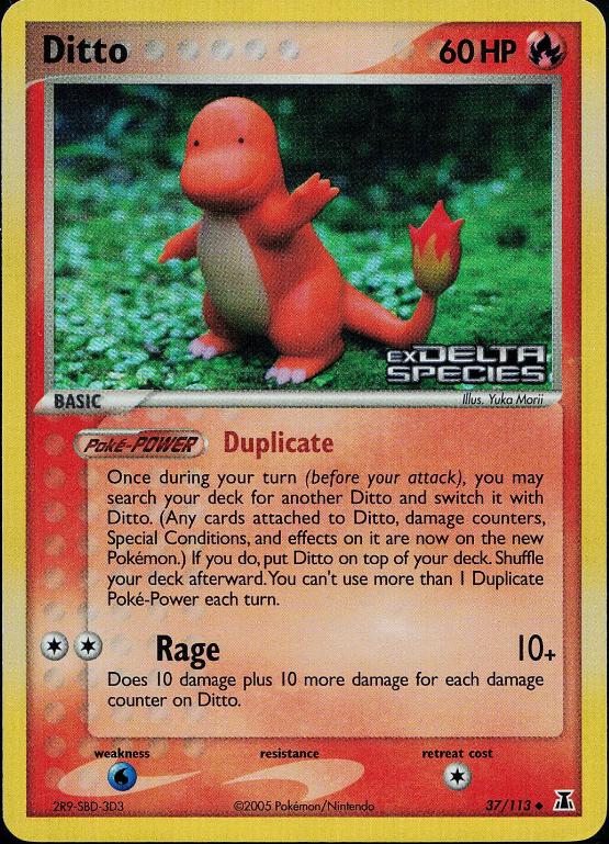 Ditto (Charmander) [Stamped] #037 Delta Species (EN)