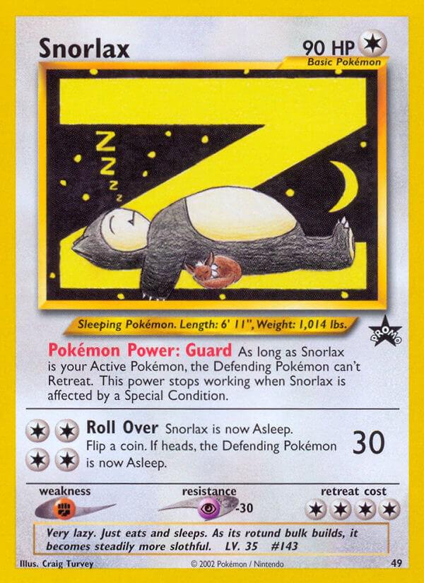 Snorlax #049 Wizards Black Star Promos (EN)