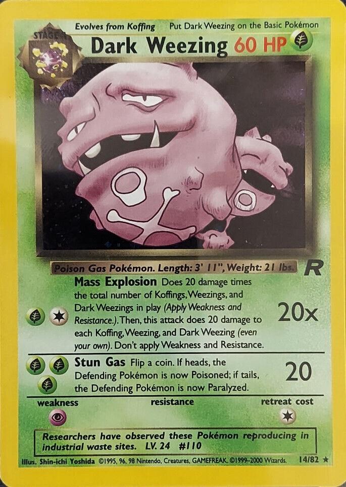 Dark Weezing #014 Team Rocket (EN)