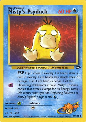 Misty's Psyduck #090 Gym Challenge (EN)