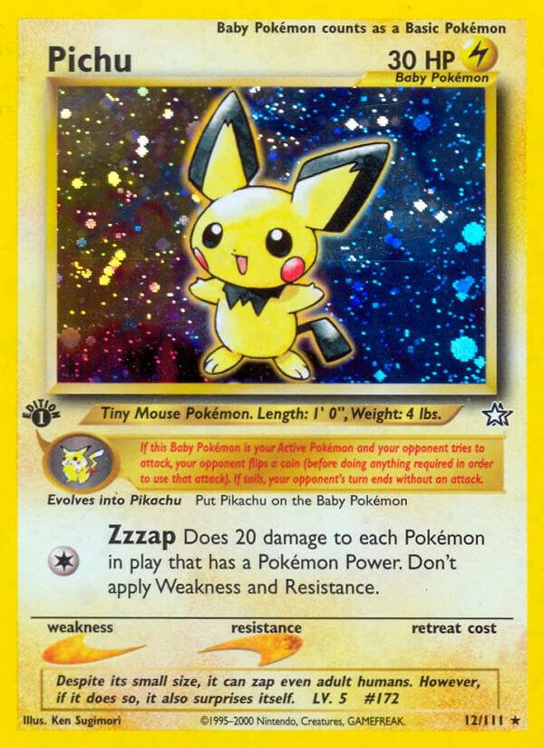Pichu #012 Neo Genesis 1st Ed (EN)