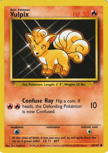 Vulpix #068 Base Set (EN)