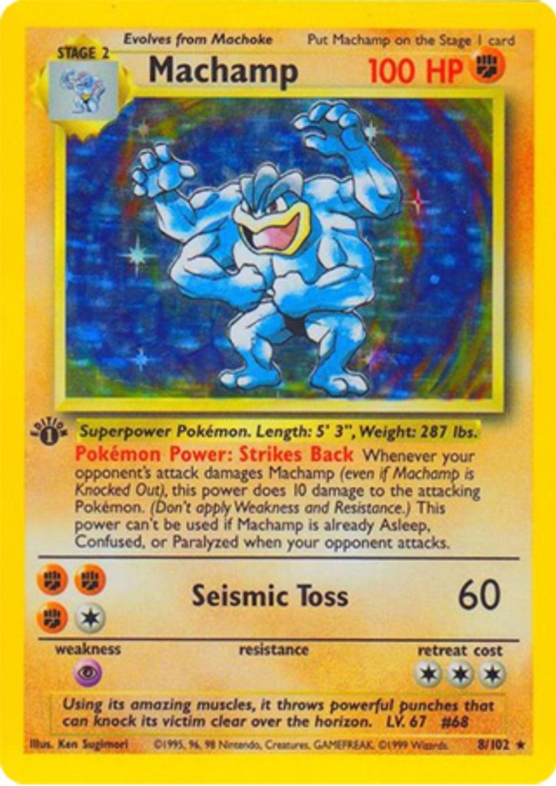 Machamp #008 Base Set 1st Ed (ES)