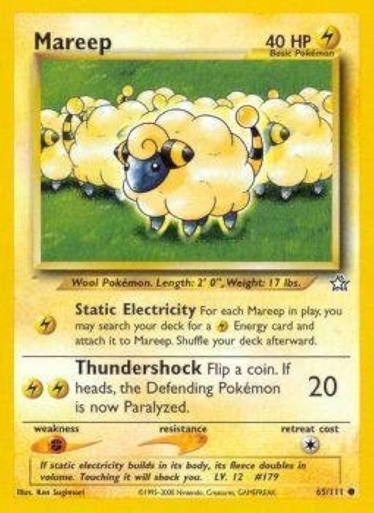 Mareep #065 Neo Genesis 1st Ed (EN)