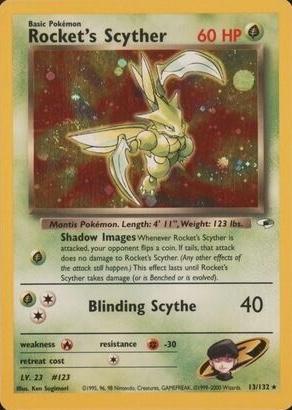 Rocket's Scyther #013 Gym Heroes (EN)